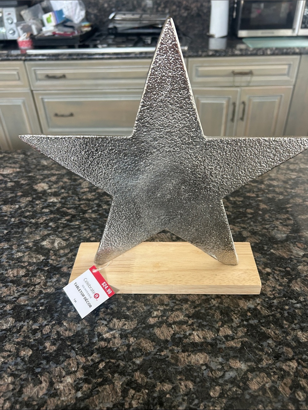 ASHLAND METAL STAR TABLETOP DECOR LARGE 11.25" NWT